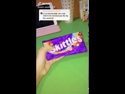 PAPER SQUISHY 219: Tutorial M&M