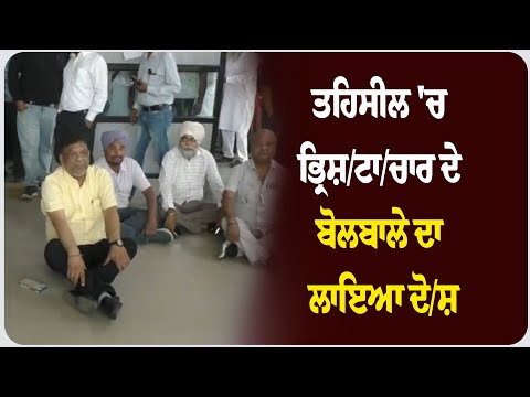 ਤਹਿਸੀਲ 'ਚ ਭ੍ਰਿਸ਼/ਟਾ/ਚਾਰ ਦੇ ਬੋਲਬਾਲੇ ਦਾ ਲਾਇਆ ਦੋ/ਸ਼, ਮੁਲਾਜ਼ਮ ਕਹਿੰਦੇ ਅਜਿਹਾ ਕੁੱਝ ਨਹੀਂ