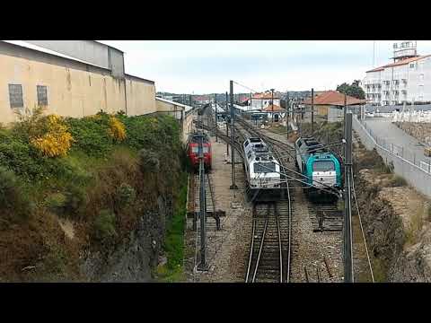 Comboios em Fuentes e Vilar - 28mai18