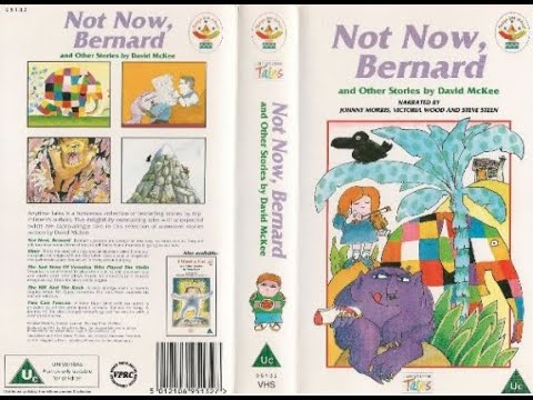 Anytime Tales: Not Now Bernard and other stories by David McKee (1991 UK VHS)