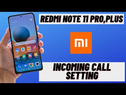 Redmi Note 11 pro,plus | flip to silent incoming call setting | flip to silent mute incoming call