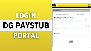 How To Login DG Paystub Portal (2024)