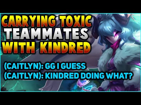 My Adc Gave Up And Started Blaming Me... So I Made Them Look Like A Fool With My Kindred!