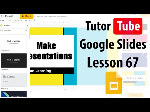 Google Slides Tutorial Lesson 1 Accessing Google Slides