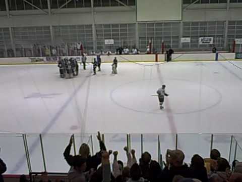 Evansville IceMen OT Goal (Brett Riley), Victory Celebration & 3 Stars [12-30-09 vs Ice Muskies]