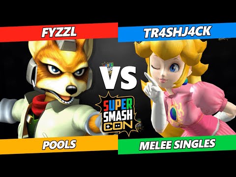 SSC 2022  - Fyzzl (Fox) Vs. Tr4shJ4ck (Peach) Smash Melee Tournament