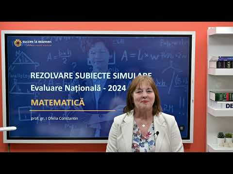 Rezolvarea detaliată a subiectelor de MATEMATICĂ de la Simulare Evaluare Națională 2024