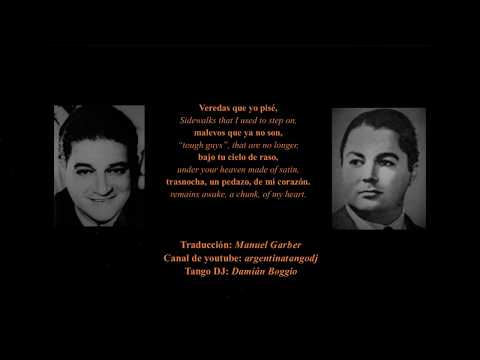 ANÍBAL TROILO & FRANCISCO FIORENTINO: TINTA ROJA (TANGO ESPAÑOL - ENGLISH)