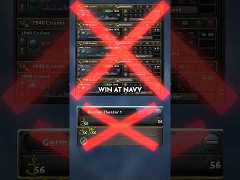 The BEST Way to Win Naval Wars! | Hoi4 Naval Bomber Guide  #hoi4 #guide #shorts #heartsofironiv