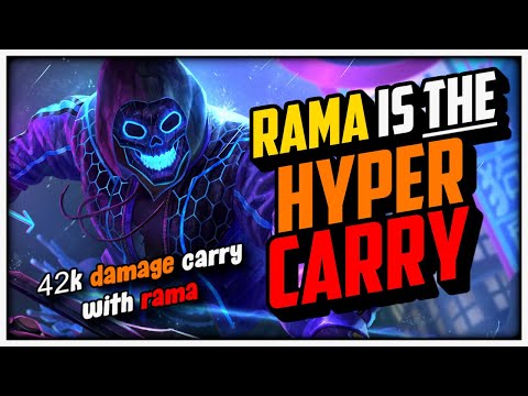 RAMA PUTTING THE TEAM ON HIS BACK! Huge Rama Damage In My Hardest Carry Of Season 8 - S8 Ranked ADC