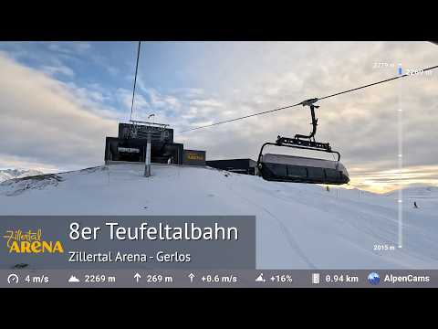 Teufeltalbahn (2024) 🚡 Gerlos - Zillertal Arena | Built by Doppelmayr in 2024