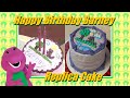Cake Decorating Happy Birthday Barney Replica Cake