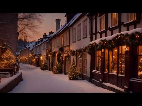 Strolling Through a Christmas Village - Relaxing and Festive Jazz Vibes