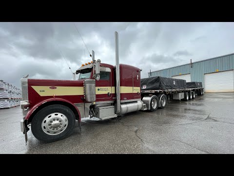 How To Tarp A Transport Truck Flatbed Load!