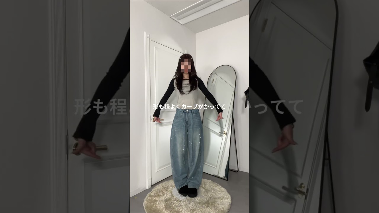 【emmy】このキラキラデニム可愛すぎて全人類に自慢したい😳💎✨️#shorts