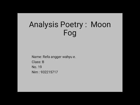 Analysis potery : Moon Fog