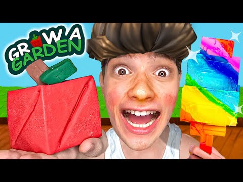 Grow A Garden Fruits IRL + ASMR