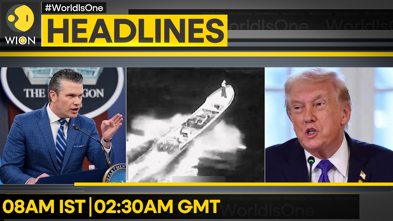 US Strike on Suspected Drug Boat Kills 3 | Hegseth: US Capable of Resuming Iran War | WION HEADLINES