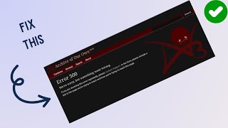 How to Fix “Error 500” in Archive Of Our Own