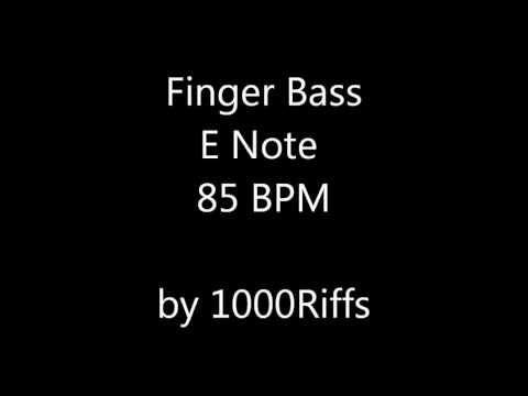 Finger Bass E Note 85 BPM - Beats Per Minute