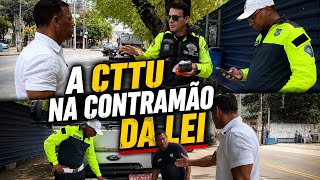 REBOQUE DA CTTU É FLAGRADO EM INFRAÇÃO!