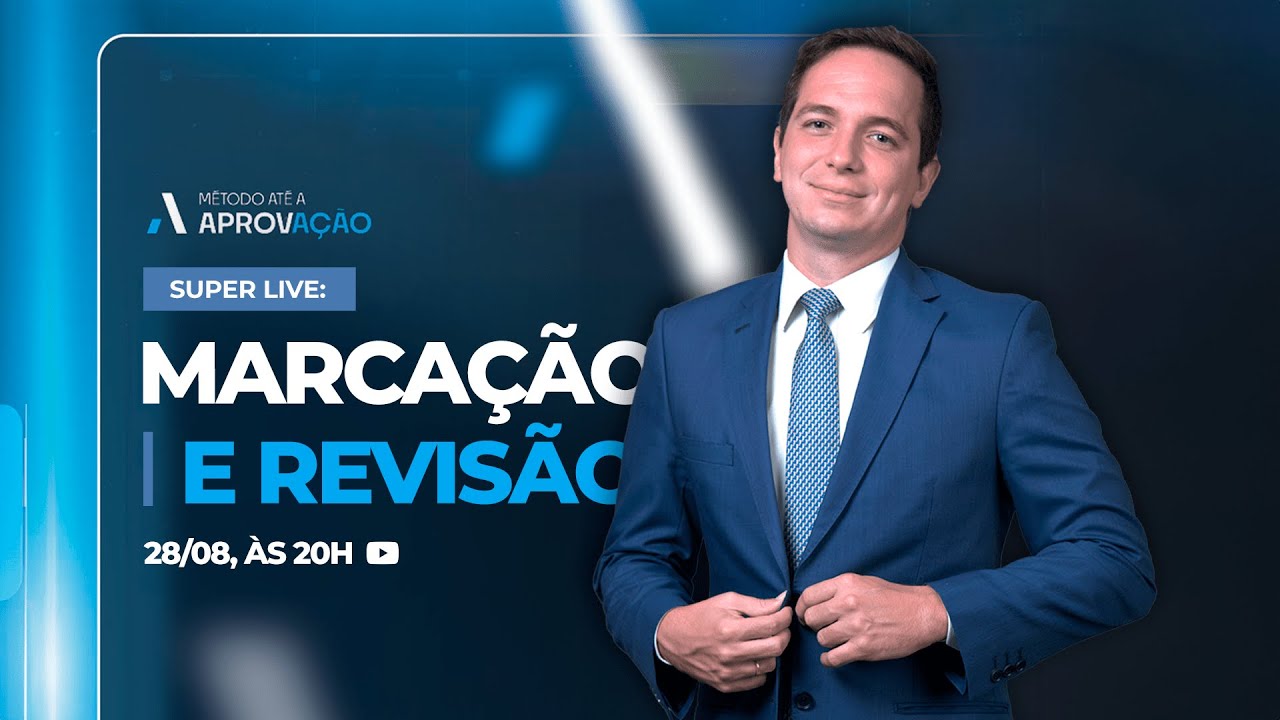 SUPER LIVE: MARCAÇÃO E REVISÃO.