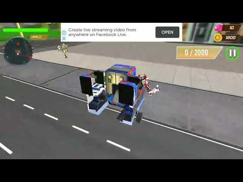 Bus Robot Car Transform War game