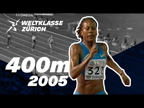 Sanya Richards-Ross, 400m at Weltklasse Zürich in 2005