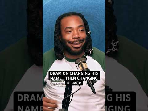 DRAM explains why he changed his name… and why he changed it back. #DRAM #MusicTalk #NameChange