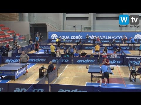 Telewizja Wałbrzych - Weterani tenisa stołowego w akcji