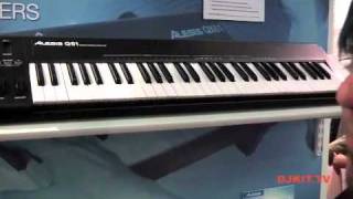 Video thumbnail for Alesis QX25 Q61 QX61 USB Keyboard Controllers Namm 2012 DJkit.tv by djkit®