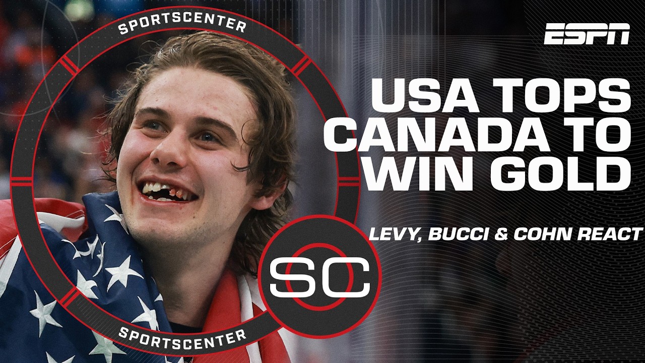Reacting to Team USA’s gold medal win vs. Canada 🥇 | SportsCenter
