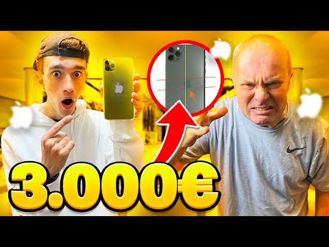 PAPÀ HO COMPRATO IPHONE UNICO al MONDO da 3.000 EURO! *ASSURDO*