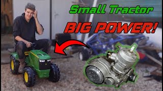 Crazy overpowered toy tractor build! - Part 1
