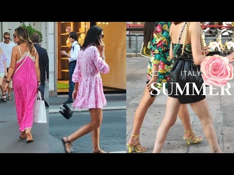 SUMMER OUTFITS IDEAS| Street Style in MILAN, ITALY 🇮🇹 #vogue #ellemagazine #italylife