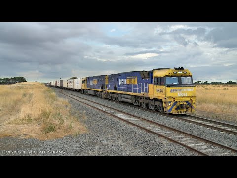 6MP4 TOLL / Pacific National Container Train (7/1/2022) - PoathTV Australian Railways