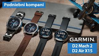 Garmin D2 Mach 2 i D2 Air X15 - Zegarki z funkcjami dla pilotów
