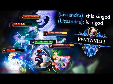 2v5 AP singed PENTAKILL + baron steal secured by PROTOBELT ✔️