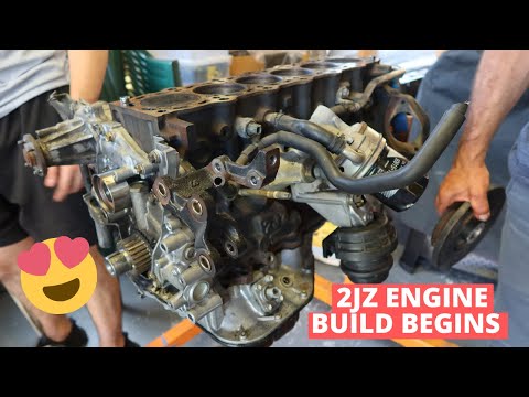 WE'RE BUILDING A HIGH HP 2JZ - Engine Build series Ep.1