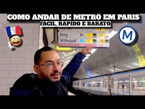 COMO ANDAR DE METRÔ EM PARIS (FÁCIL, RÁPIDO E BARATO) ♥ - Bruna Paula