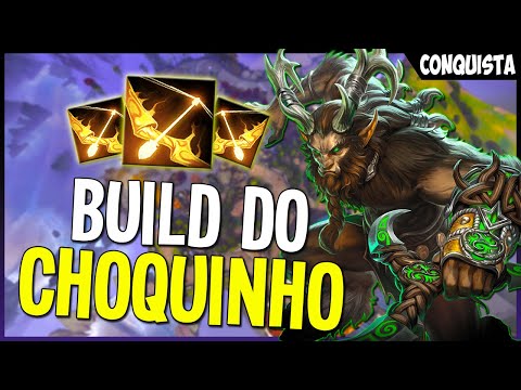 MINHA BUILD FAVORITA DE ADC! | CERNUNOS ADC (Conquista Casual Smite Brasil) ft. Gabi
