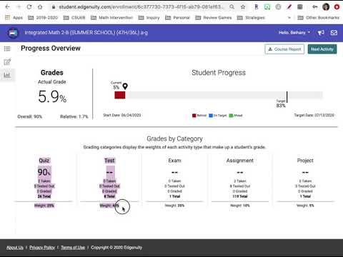 Edgenuity Unit Test