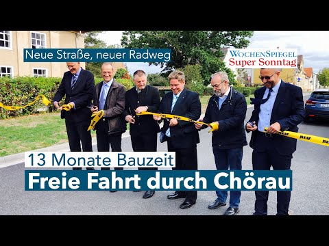 Chörau: Neue Straße, neuer Radweg