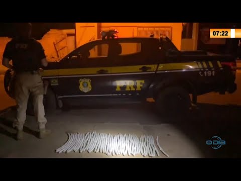 Dois homens são presos por transportar substância explosiva em fundo falso de veículo 02 08 2021