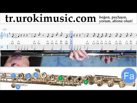 Flüt dersleri Camila Cabello - Real Friends Notalar Eğitim um-i723