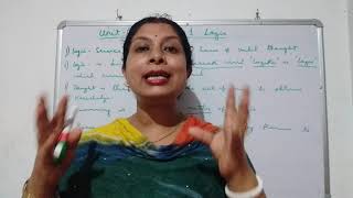 H. S. 1st year, chapter-1, Logic