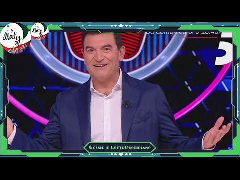 Max Giusti reveals a behind-the-scenes look at "Io" at Mediaset thanks to Paolo Bonolis and Scotti.