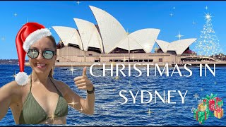 Christmas In Summer☀️Christmas In Sydney 🌆Sydney Beaches 🏝️Christmas Tree QVB🎄Aussie Christmas😎