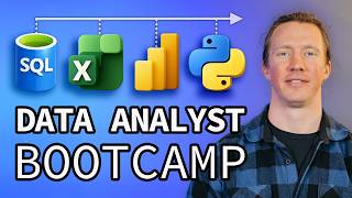 Data Analyst Bootcamp (FREE 35+ Hour Full Course) - SQL, Excel, Power BI, Python, AI & GitHub