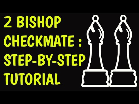 Checkmate with 2 Bishops & King: Chess Endgame Strategy to Win Fast: Easy Tricks, Moves & Ideas Video